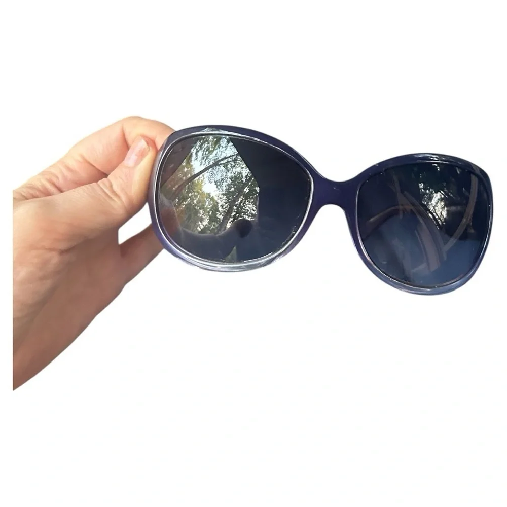 Vintage Fendi purple ombré women's sunglasses with Fendi logo